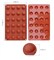 Mini 24-Cavity Semi Sphere Silicone Mold, Baking Mold for Making Chocolate, Cake, Jelly, Dome Mousse